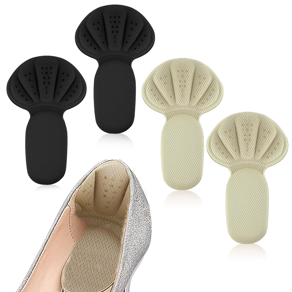 MAYCREATE 2 Pairs Sponge Heel Cushion Back of Heel Cushion Inserts, Heel Protectors Shoe Pads for Shoe Too Big, Soft Mesh Heel Grips Pads for Loose Shoes Heel Insoles for Men Women MAYCREATE 2 Pairs Sponge Heel Cushion Back of Heel Cushion Inserts, Heel Protectors Shoe Pads for Shoe Too Big, Soft Mesh Heel Grips Pads for Loose Shoes Heel Insoles for Men Women